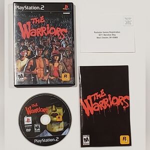 The Warriors Sony PlayStation 2 2005 PS2 Complete CIB Tested & Works Black Label
